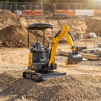 Livraison gratuite. Excavatrices diesel Kubota de 3,5 tonnes, 2 tonnes, 1,5 tonne, mini-excavatrices avec cabine, adaptées à l'ingénierie et à un usage domestique