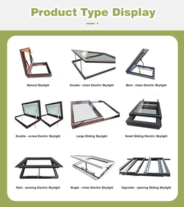 Fenêtre <span class=keywords><strong>de</strong></span> <span class=keywords><strong>toit</strong></span> en aluminium 100 % étanche à double vitrage, automatique, en alliage d'aluminium, avec télécommande - Product Image 6