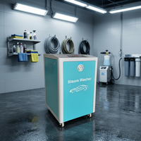 Nettoyeur Vapeur Électrique en Acier Inoxydable 20L pour Lavage Auto, Pression 8 Bars, 220V/380V, Remplissage Automatique d'Eau, Garantie 2 Ans, Utilisation Continue Toute la Journée