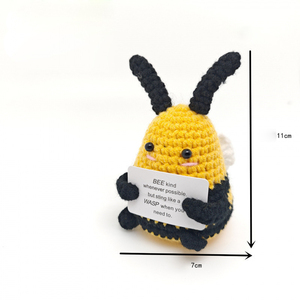 Éxito de ventas transfronterizo: Adornos, decoraciones, muñecos y porta tarjetas de hilo tejido a mano y ganchillo con forma de pepino y patata, de energía positiva - Product Image 5