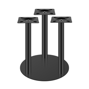 Factory Direct Sale Heavy Metal Iron Table Base Black Paint Round Table Leg Commercial Restaurant Coffee Shop Hotel Table Leg. - Product Image 3