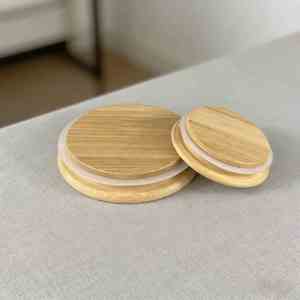 Bocaux en bambou personnalisables avec couvercles en bois gravables, gobelets isothermes en acier inoxydable et tasses à paille pour cadeaux promotionnels de marque uniques - Product Image 1