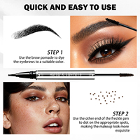 Vente en gros – Stylo teinture sourcils et taches de rousseur 2-en-1, longue tenue, waterproof, séchage rapide, pour sourcils naturels et définis