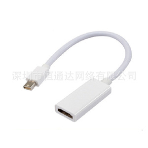 สายเคเบิลอะแดปเตอร์มินิ ดีพีเป็น HDMI ตัวแปลงจอแสดงผลความละเอียดสูงสำหรับคอมพิวเตอร์ส่วนบุคคล - Product Image 2