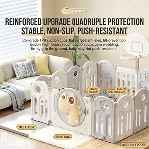 Set di Mobili per Box Bambini, Recinzione Pieghevole per Giocattoli, <span class=keywords><strong>Casa</strong></span> delle Bambole per Camera da Letto, Asilo e Scuola Materna - Product Image 6