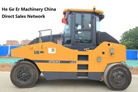 Les rouleaux compresseurs à pneus usagés de marque chinoise de 26 à 30 tonnes, avec une puissance élevée et une utilisation facile, se vendent bien au Pérou.