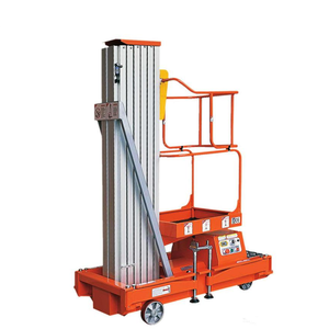 Plataforma de trabajo aéreo de elevación eléctrica hidráulica escalera andamio de aluminio de un solo mástil <span class=keywords><strong>Manlift</strong></span> - Product Image 6