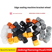 Accessoires pour machine à chants de bord Anghua : Roue de support en caoutchouc, Rouleau de convoyeur pour scie électronique, Lame rotative, Rail de guidage, Poulie