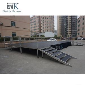 Easy Install Platform Adjustable Height Stage with Skirts Stable Stage - Product Image 2