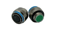 Connecteur circulaire fileté pour PC industriel, 4/7/10/19/32/50 positions en option pour la connexion signal et alimentation