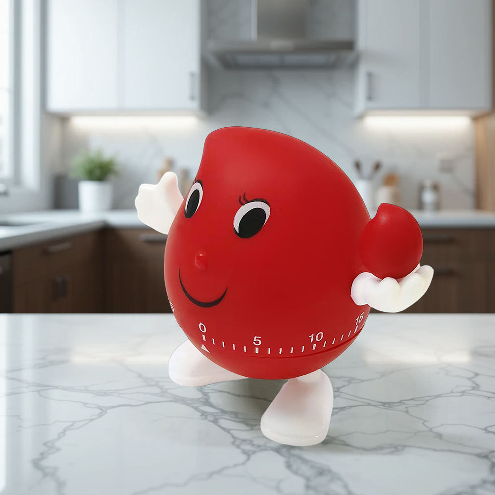 Standard 60min Chicken Timer, Pig Animal Mechanical Timer Eco-Friendly Plastic Kitchen Timer