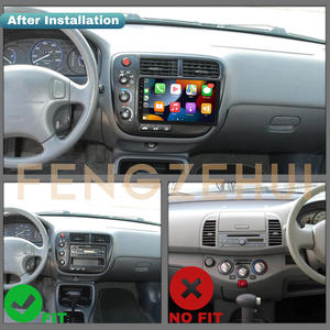 Estéreo para Auto de Fábrica <span class=keywords><strong>con</strong></span> <span class=keywords><strong>Pantalla</strong></span> Táctil Retráctil de 9 Pulgadas, Radio Android <span class=keywords><strong>con</strong></span> DSP para Honda Civic 1996-2001, CarPlay, Android 13 - Product Image 2