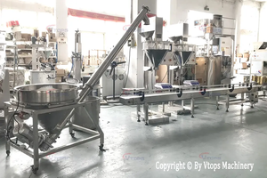 VTOPS-P2 Remplisseur À Vis Automatique De Poudre De Café De Farine De Maïs Remplissage Machine à Emballer - Product Image 5