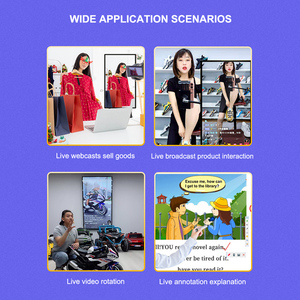 Oem/ODM 65 inch di động thông minh Youtube tiktok dòng sống phát sóng thiết bị chiếu <span class=keywords><strong>TV</strong></span> Video <span class=keywords><strong>Android</strong></span> trực tiếp màn hình tương tác - Product Image 6