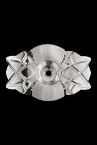 Cachimba de Lujo con Diseño de Ángel en Bronce, Base de Cristal de Acero Inoxidable AISI 304, Caja de Madera, Estilo Ruso Premium, OEM - Product Image 6