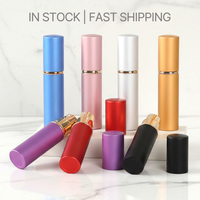Flacon pulvérisateur de parfum de voyage personnalisé en usine, 5 ml, vide, mini flacon de parfum de luxe, vaporisateur de brume, emballage d'huiles essentielles