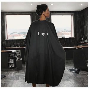 Customized Comfortable Polyester Hairdressing <b>Barber</b> <b>Capes</b> Hair Cutting <b>Cape</b> with Silicone Neck - Product Image 2