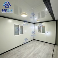 Casa Contenedor Moderna HESHi, Diseño Rectangular Prefabricado con Paneles de Madera para Uso Residencial