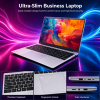 Notebook PC Perak Grosir Baru 15.6" Intel Core I7 8550U UHD Graphics 620 WiFi Dual Band Logo Kustom Cangkang Plastik Pasokan Massal