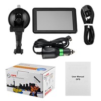 Navegador GPS Portátil para Auto, 8GB, Ranura SD HD, Navegación por Voz, Mapas 3D, Entrada de Escritura a Mano, Mapas Universales para Europa y EE. UU., FM, Pantalla de 5 Pulgadas, Q5-1