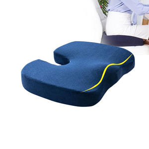 Cojín de Asiento en Forma de U de Espuma Viscoelástica, Soporte para Coxis, Alivio para <span class=keywords><strong>Embarazo</strong></span>, <span class=keywords><strong>Hemorroides</strong></span> y Cómoda Silla de Oficina - Product Image 3