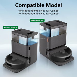 Brosse principale, filtre HEPA, brosse latérale, sac à poussière, chiffon de nettoyage, pièces de rechange compatibles avec les aspirateurs robotiques iRobot <span class=keywords><strong>Roomba</strong></span> 505 <span class=keywords><strong>Combo</strong></span> et 405 <span class=keywords><strong>Combo</strong></span> - Product Image 2