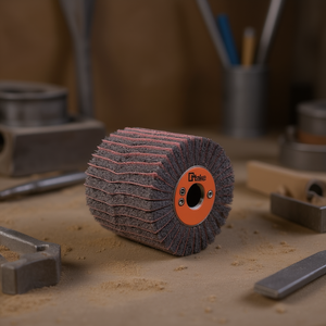 Disque à lamelles Ttake 110x100 mm en tissu mélangé TNT 19 mm pour polissage de trous de serrure - Product Image 3