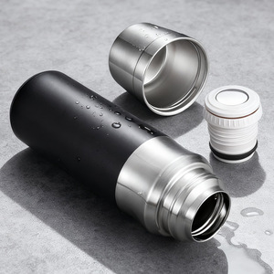 316 Stainless Steel Insulated Water <b>Bottle</b> Large Capacity Travel Portable Vacuum <b>Flask</b> High Temperature Resistant - Product Image 3