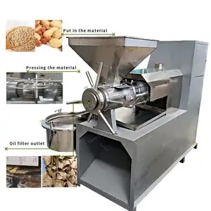 Профессиональный полностью автоматический измельчитель для орехового кунжутного масла, пресс-машина для пальмового масла с сертификатом Ce