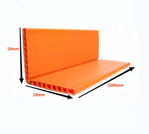 Dài nặng 2280mm x 190x190x19mm an toàn nhựa góc bảo vệ bảo vệ