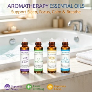 Aceite Esencial Diluido para Aromaterapia sin Agua, Marca Privada, 0.33oz, Roll-on, Menta, Orégano, Árbol de Té, Hierba Limón, Eucalipto, Lavanda - Product Image 3