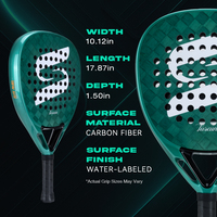 Raquette de padel portable en fibre de carbone 12K personnalisée, OEM ODM, raquette de beach tennis thermoformée avec filet en polyester, impression de logo personnalisée