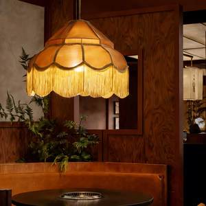 French Vintage Style Tassel Chandelier 60cm 80cm Diameter E27 Bulb Round Pendant <b>Light</b> For Home <b>Dining</b> Room Bedroom - Product Image 3