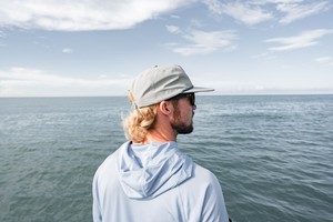 Chapeau en corde vierge à 5 panneaux personnalisé Ri 256 Style gris/orange/blanc Casquette en nylon FlatBill SnapBack Casquette de baseball brodée en 3D avec corde - Product Image 6