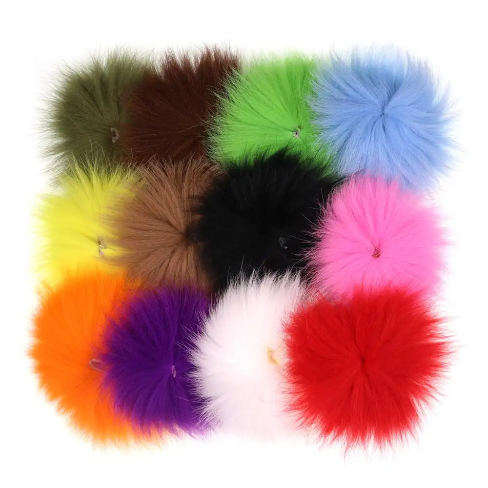 12 Colors Dyed Fly Tying Fox Tail Hair Arctic Fox Tail For Salmon Trout Flies Hair Wing Tube Fly Fishing Tying Materials