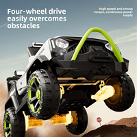 Quad électrique pour enfants de 1 à 9 ans, 12 volts, 4x4, 4 roues, avec télécommande parentale, batterie rechargeable, jouet en plastique
