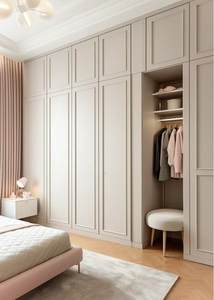 หม้อแปลงตู้เสื้อผ้าพรีม่าสำหรับผ้าคลุมเตียงระบบประตูบานเลื่อนหรูหราเตียงพลาสติกเฟอร์นิเจอร์กระจก - Product Image 5