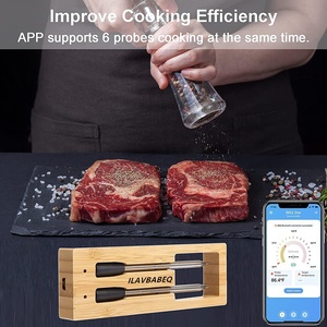 Thermomètre à viande sans fil avec Bluetooth 5.2 Four Cuisine, barbecue Camping Cuisson Thermomètres numériques ménagers Quotidien - Product Image 3