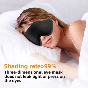 Antifaz para Dormir con Bloqueo <span class=keywords><strong>Total</strong></span> de Luz, Cubre Ojos 3D, Súper Ligero, Ajustable, Ideal para Casa, Oficina, Viajes, Meditación, Yoga - Product Image 5