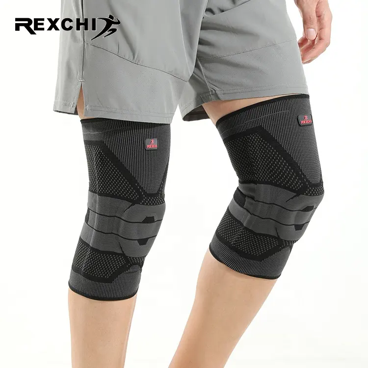 REXCHI HX32 New Arrivals Sleeve Knee Supports Sports Basketball Fitness Football Gym Knee Brace Hinge