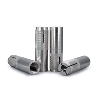 Boulons d'expansion interne à montage encastré en acier inoxydable 304/316, ancrage à vis moleté anti-vibration, capacité de 970 lb pour