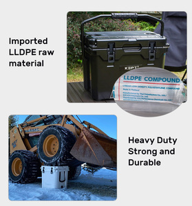 25Quart Hard Plastic Drink Food Grade Ice Chest Camo Cooler Box for <strong>Camping</strong> Rushed Rotomolded <strong>Storage</strong> <strong>Unit</strong> - Product Image 4