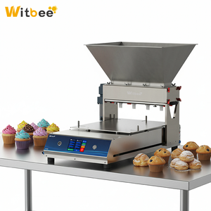 Máquina Automática de Relleno de Pasteles de Sobremesa Witbee con Control PLC para Pasteles en Bandeja Plana (1 Año de Garantía) - Product Image 4