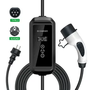 Buy Wholesale Hong Kong SAR 16a 3.5kw Portable Ev Charger Type 1