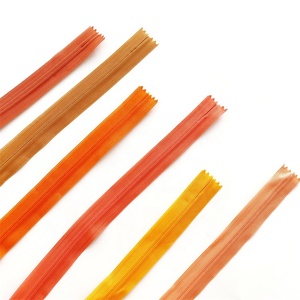 Vente en gros d'usine, haute qualité, 60 cm SBS3 #   Fermeture éclair invisible en nylon multicolore à extrémité fermée, autobloquante, accessoires vestimentaires - Product Image 5