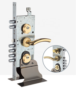 Serrure à cylindre à clé à double panneton standard, boîtier <span class=keywords><strong>de</strong></span> haute qualité en alliage <span class=keywords><strong>de</strong></span> <span class=keywords><strong>zinc</strong></span> italien, serrure <span class=keywords><strong>de</strong></span> porte en acier - Product Image 1