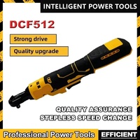 Clé à cliquet sans balais DCF512 1/2 pouce à angle droit avec LED, vitesse variable, outils électriques 20V, couple max. 95 Nm, compatible avec