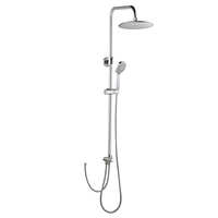 SANIPRO accessoire de salle de bain système de pluie en acier inoxydable robinet bain douche colonne ensemble avec pommeau de douche à main