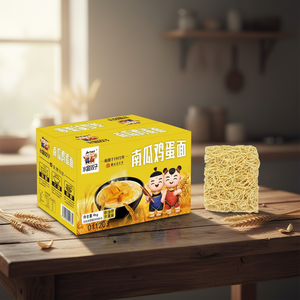 3000g Mie Telur Labu Top Ramen Noodles Grosir Tinggi Protein Tanpa Goreng Sehat Rendah Garam Bebas Gula Rendah Lemak Kotak/Kantong
