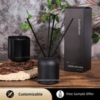 Non-flame Aromatherapy Essential Oil Diffuser Indoor Fragrance Reed Sticks Decoration air Freshener Deodorizing Glass 120-180